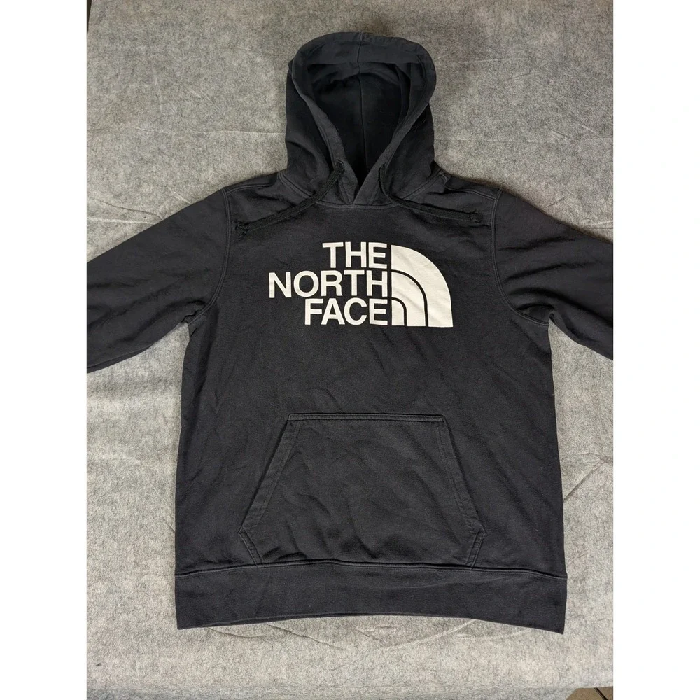 The North Face Mens Black Pullover Graphic Logo Hoodie A3FR1 NF0A3FR1‎